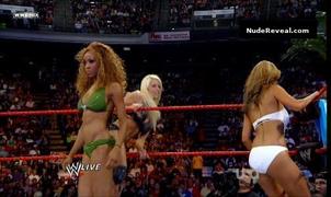 ALICIA FOX nude in WWE Monday Night RAW