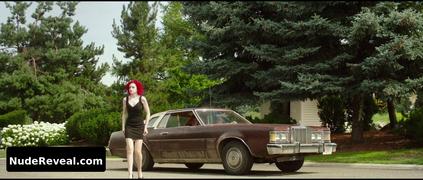 JULIA GARNER nude in Tomato Red