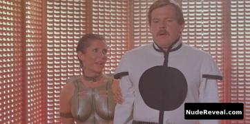 CARRIE FISHER nude in The Time Guardian