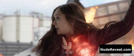ELIZABETH OLSEN nude in Avengers: Endgame