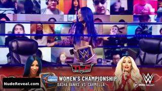 SASHA BANKS nude in WWE Smackdown!