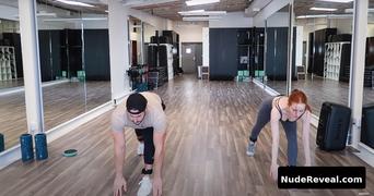 MADELAINE PETSCH nude in Madelaine Petsch Workout Routine
