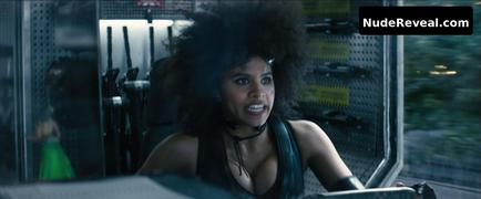ZAZIE BEETZ nude in Deadpool 2