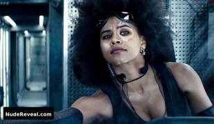 ZAZIE BEETZ nude in Deadpool 2