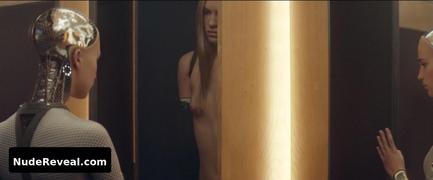 CLAIRE SELBY nude in Ex Machina