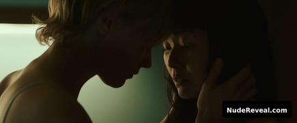 SARAH GADON nude in American Woman