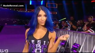 SASHA BANKS nude in WWE Monday Night RAW