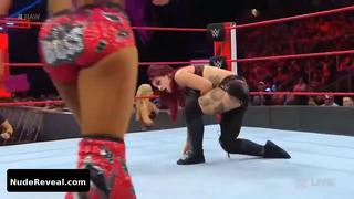 SASHA BANKS nude in WWE Monday Night RAW