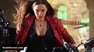 ELIZABETH OLSEN nude in Captain America: Civil War