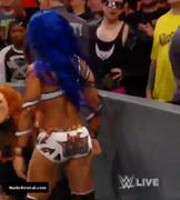 SASHA BANKS nude in WWE Monday Night RAW