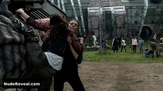 LINDSEY MORGAN nude in The 100