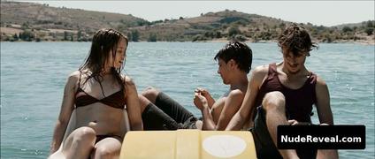 LOU DE LAAGE nude in The Wait