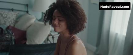 NATHALIE EMMANUEL nude in Holly Slept Over
