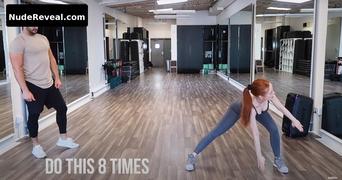 MADELAINE PETSCH nude in Madelaine Petsch Workout Routine