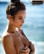 HANNAH DAVIS nude in Maxim photoshoot