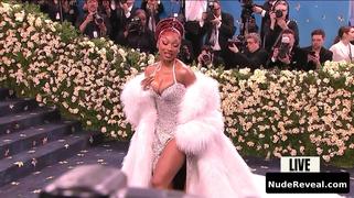 MEGAN THEE STALLION nude in E! Live From the Red Carpet