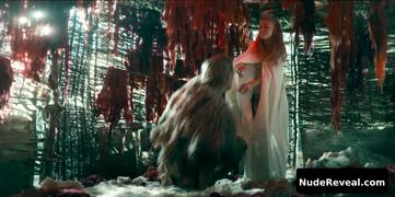 JEANNE GOURSAUD nude in Barbarians