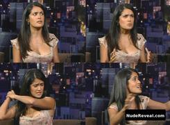SALMA HAYEK nude in Late Show with David Letterman
