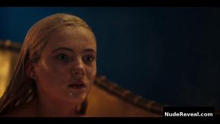 FREYA ALLAN nude in The Witcher