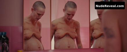 AGATHE ROUSSELLE nude in Titane