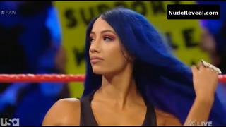 SASHA BANKS nude in WWE Monday Night RAW
