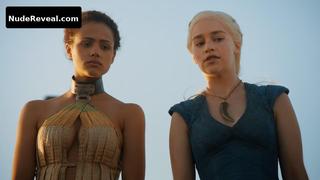 NATHALIE EMMANUEL nude in Game of Thrones