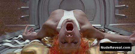 MILLA JOVOVICH nude in The Fifth Element