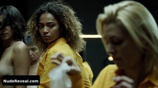 ALBA FLORES nude in Locked Up