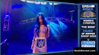 SASHA BANKS nude in WWE Smackdown!