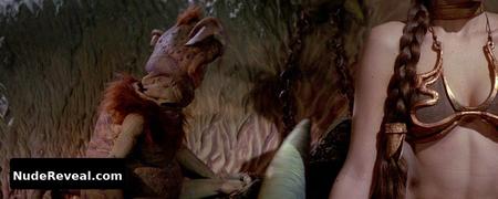 CARRIE FISHER nude in Return of the Jedi