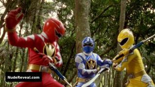 EMMA LAHANA nude in Power Rangers DinoThunder