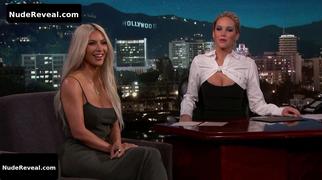 KIM KARDASHIAN WEST nude in Jimmy Kimmel Live