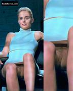 SHARON STONE nude in Basic Instinct