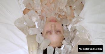 LADY GAGA nude in The Abramovic Method Practiced by Lady Gaga