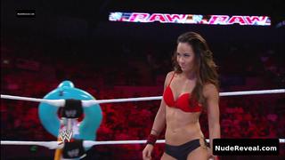 AJ MENDEZ nude in WWE Monday Night RAW
