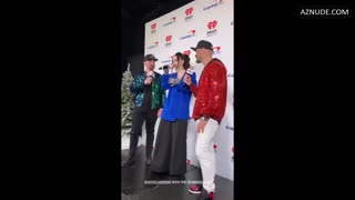 DOVE CAMERON nude in Jingle Ball