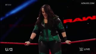SASHA BANKS nude in WWE Monday Night RAW