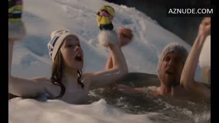 FELICITY JONES nude in Chalet Girl
