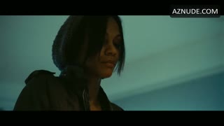 ZOE SALDANA nude in Colombiana