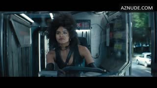 ZAZIE BEETZ nude in Deadpool 2