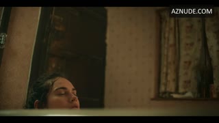 LILY JAMES nude in The Dig