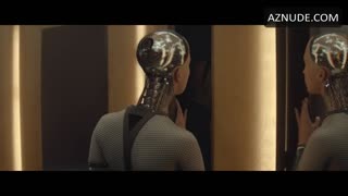 CLAIRE SELBY nude in Ex Machina