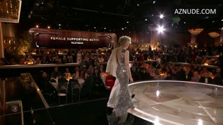 JULIA GARNER nude in The Golden Globe Awards
