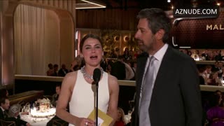 KERI RUSSELL nude in The Golden Globe Awards