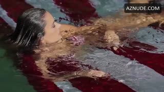 ALESSANDRA AMBROSIO nude in LOVE Advent Calendar Shoot