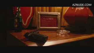 ZOE SALDANA nude in The Losers