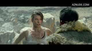 MILLA JOVOVICH nude in Monster Hunter