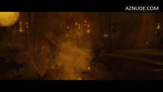 SOFIA BOUTELLA nude in The Mummy