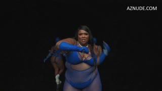 LIZZO nude in Savage X Fenty Show