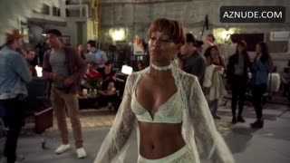 MEAGAN GOOD nude in White Famous